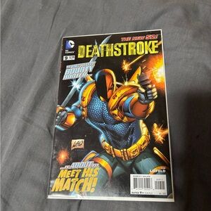 DC Comics Deathstroke #9 Comic Cover - Blue & Orange